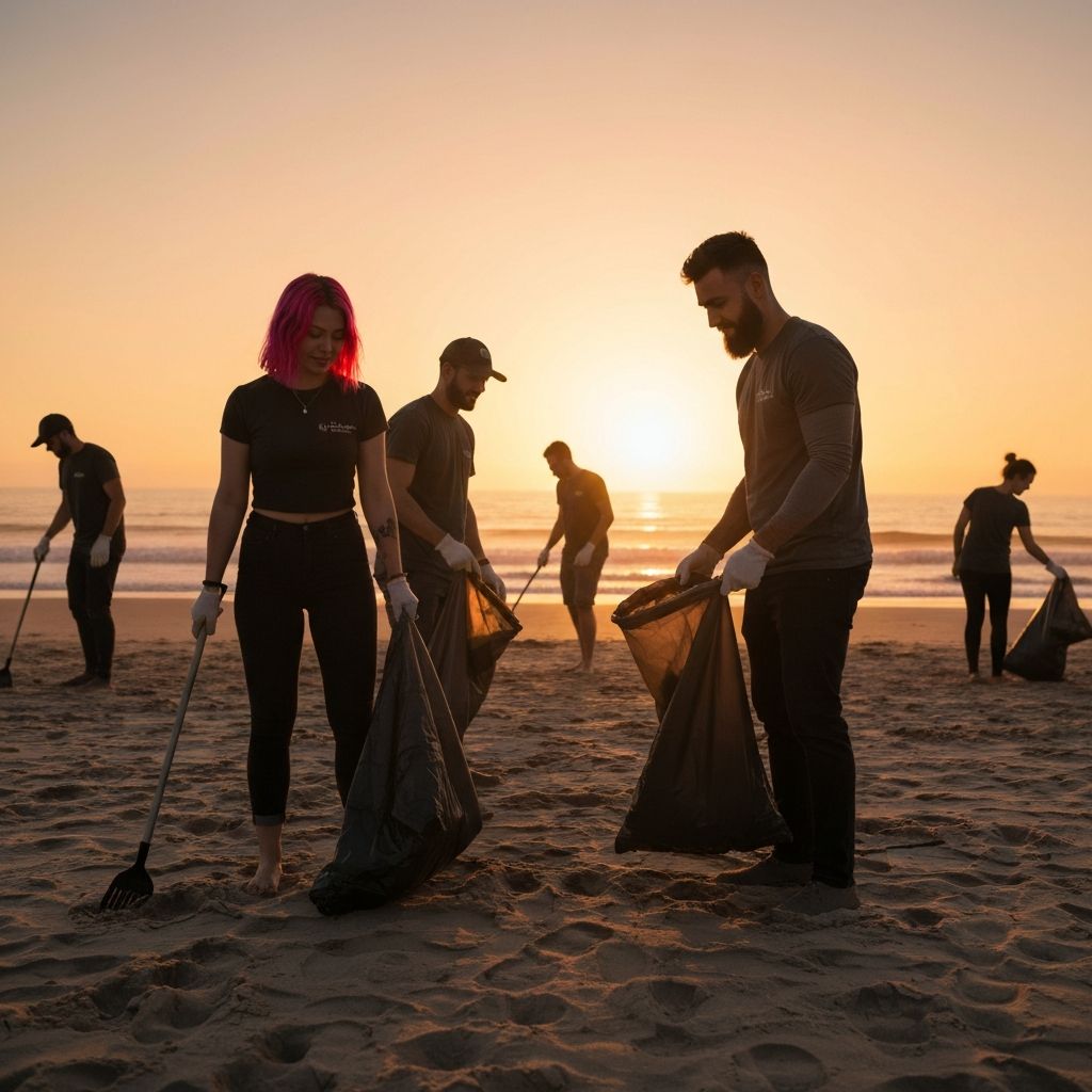 Morning Beach Cleanup